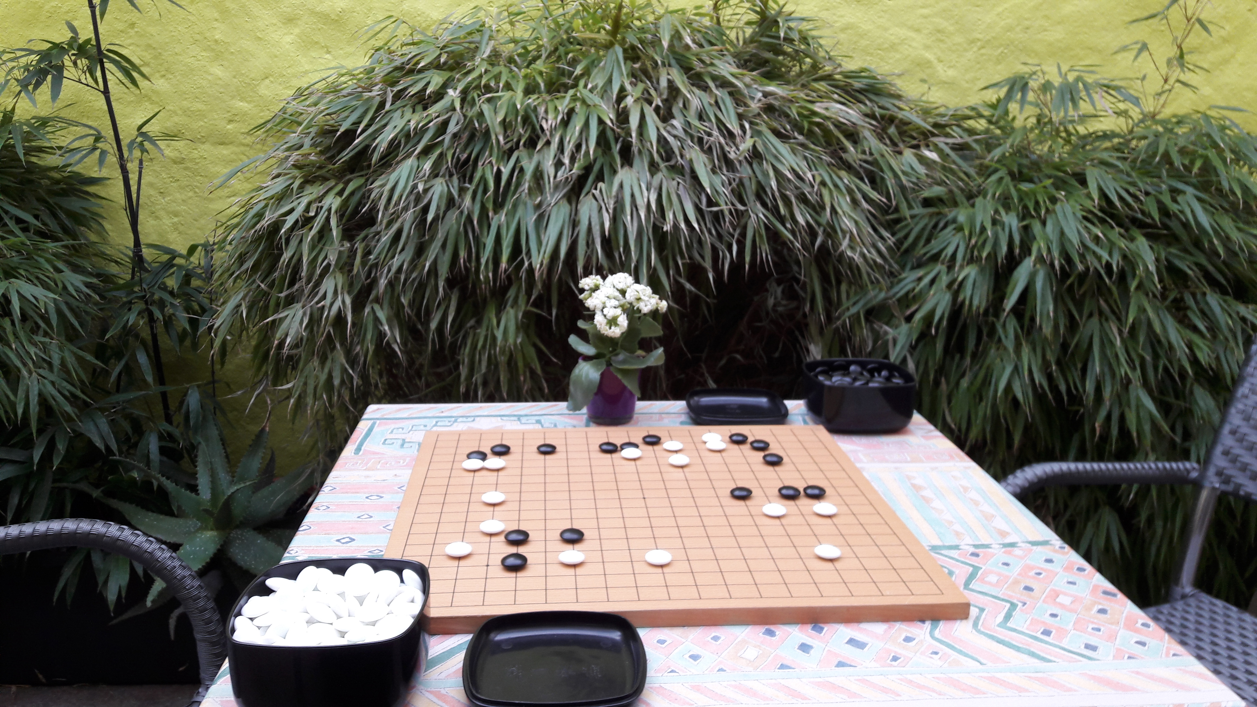 Auf der Terrasse